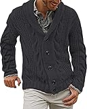 KOMFORTABEL: Dieser Cardigan ist dank seiner qualitativ hochwertigen und weichen Materialqualität aus Polyacryl super angenehm zu tragen. Im Herbst und Winter braucht man bebedingt eine Stricksache, die weich, angenehm und warm ist.
