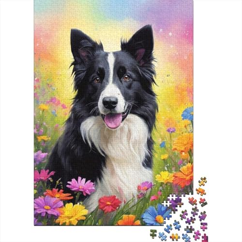Puzzle de 1000 piezas de Border Collie: el regalo ideal de relajación para adultos