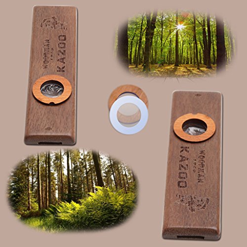 BENGKUI Kazoo, Instrument de Musique Harmonica Kazoo en Bois avec boîte rembourrée en métal Cadeau de fête pour Enfants… - Les Beatles, Paul McCartney, John Lennon, RIngo Starr, George Harrison BENGKUI Kazoo, Instrument de Musique Harmonica Kazoo en Bois avec boîte rembourrée en métal Cadeau de fête pour Enfants… – Image 4
