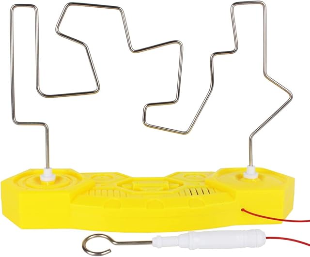 FeiWen Electric bump maze Firewire shock Electric induction maze game Children's brain training Electric toy Family Game