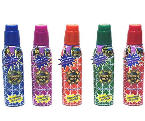 Dazzle Glitter Bingo Dauber Ink 6-Pack - Mixed Colors