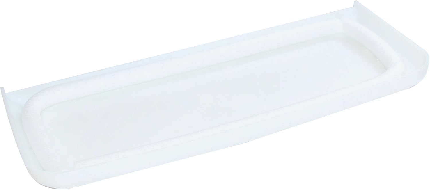 Replacement Kilgore Toilet Tank Lid - Replacement For Mansfield Toilet Tank Lid - Replacement For Crane Toilet Tank Lid - White Plastic - Inside Dimensions: 21-1/4" x 8-3/4" - Made In USA