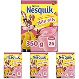 Nesquik Nestlé Fresa, Bolsa de 350 g (Paquete de 4)
