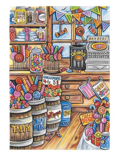 Creative Haven Main Street Coloring Book