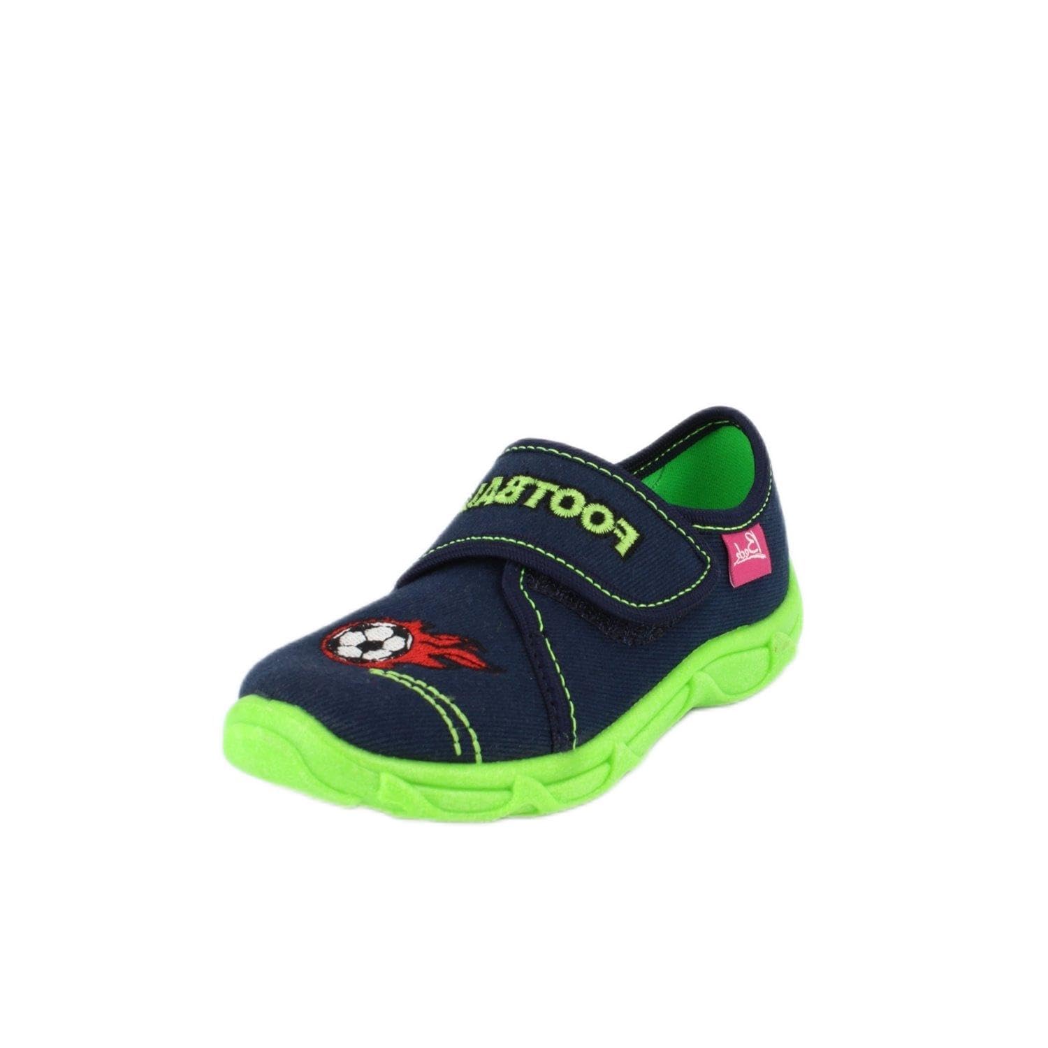 Beck Boy's Football Slippers, Blue, 12.5 UK Child