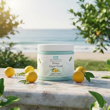 BeBeauty Yuzu Coast Honey Sugar Scrub 16 oz