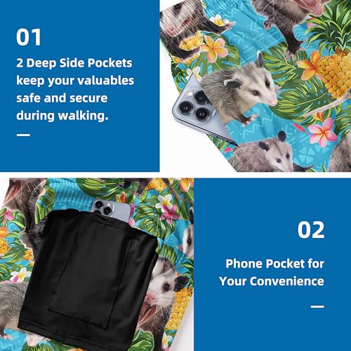 Mens Swim Trunks with Compression Liner 9" Stretch Board Shorts 2 in 1 Quick Dry Swimsuits Bathing Suits3