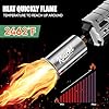 Koackl Powerful Propane Torch Gun 2 Pack, Kitchen Torch with Adjustable Flame, Flamethrower Blow Torch Gun Gas Welding Kits for BBQ, Searing Steak, Camping & Charcoal Torch Lighter(Tank Not Included) #3
