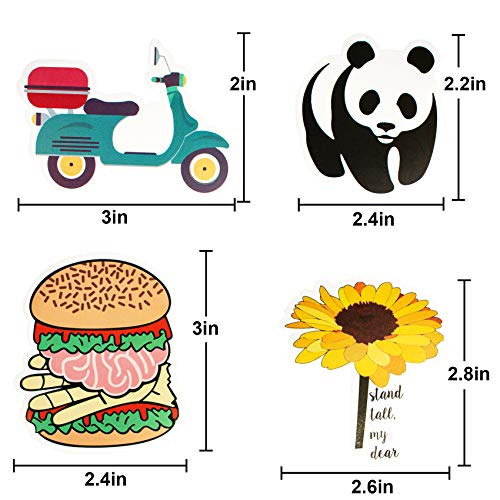 Korlon 200 Pack Skateboard Stickers, Bumper Stickers Bomb Graffiti Stickers for Car Water Bottles Motorcycle Bicycle Luggage Laptop, Waterproof Random Patterns