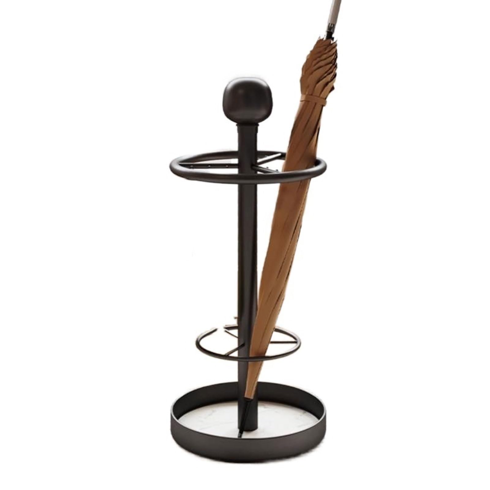 CJHFR472SG Umbrella Rack Metal Umbrella Stand Entryway Space Saving Holder Organizer Office(Black)