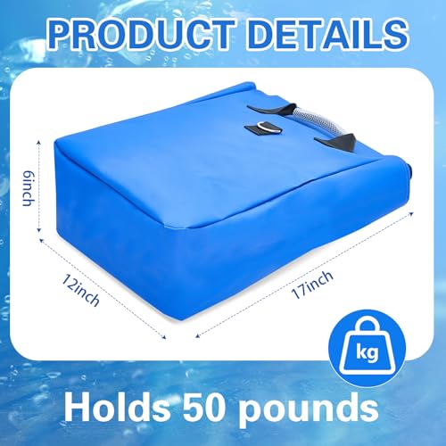 image for Simgoing 8 Pcs Vinyl Sand Bags for Bounce House, Bounce House Accessor