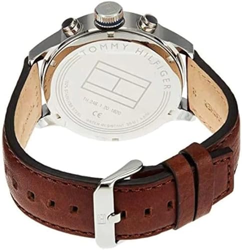 Miniatura 2 de Tommy Hilfiger 1791137 reloj deportivo de dos tonos de hombre de acero inoxidable con correa de cuero