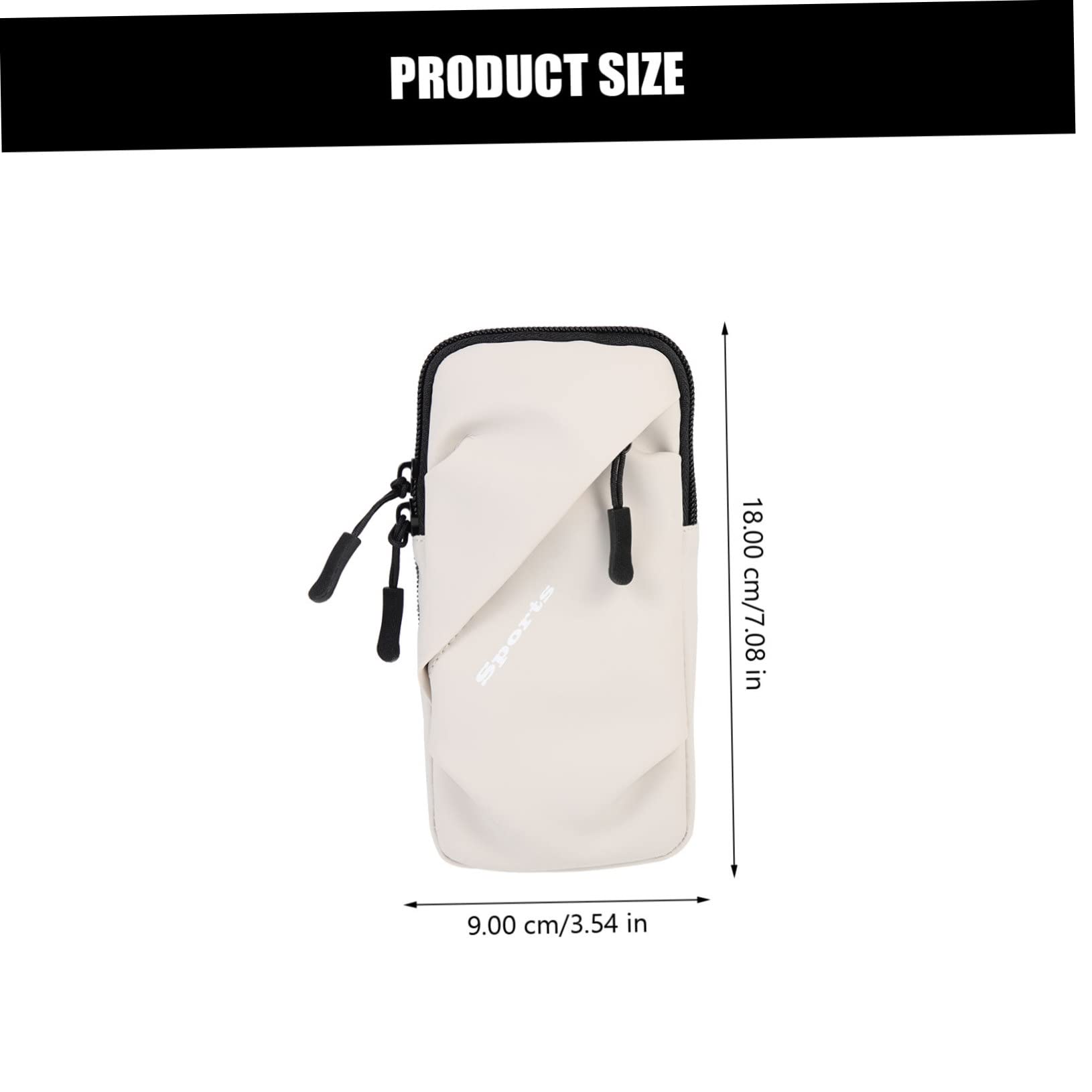 DOITOOL 4pezzi Fascia Telefono Per Braccio Pouch e Resistente Per Per e Grigio