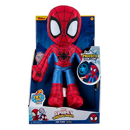 Pelúcia Spidey Com Som e Luz 22cm - Spidey