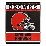 Northwest NFL Polyester Raschel Throw Blanket 50X60 Inch, Cleveland Browns