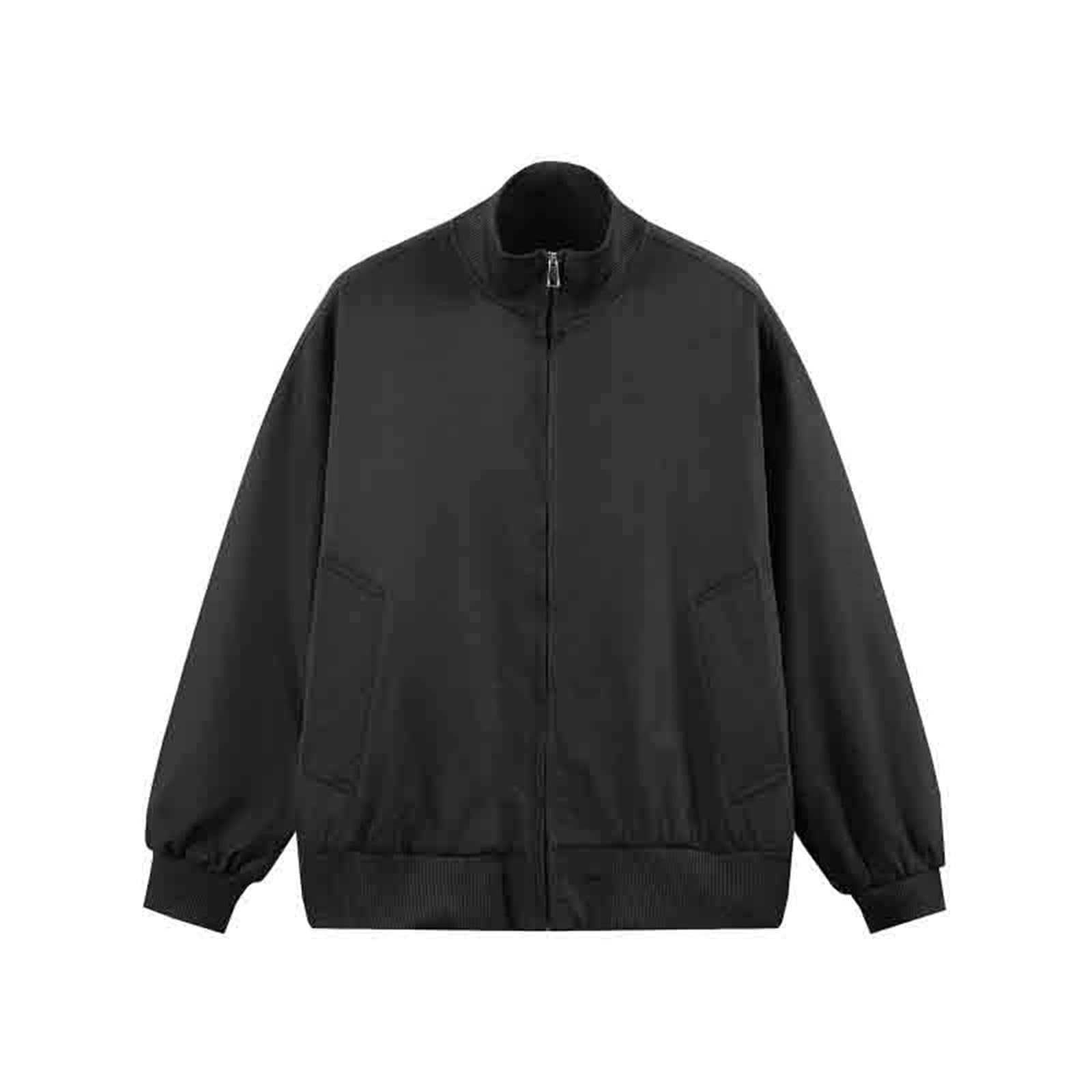 Generisch Jacke Herren Sommer 2025 Bunte Satin-Fliegerjacke für Herren, eine kurze, lockere und lässige