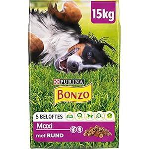 Bonzo Maxi met Rund – voor Grotere Hondenrassen – 15kg