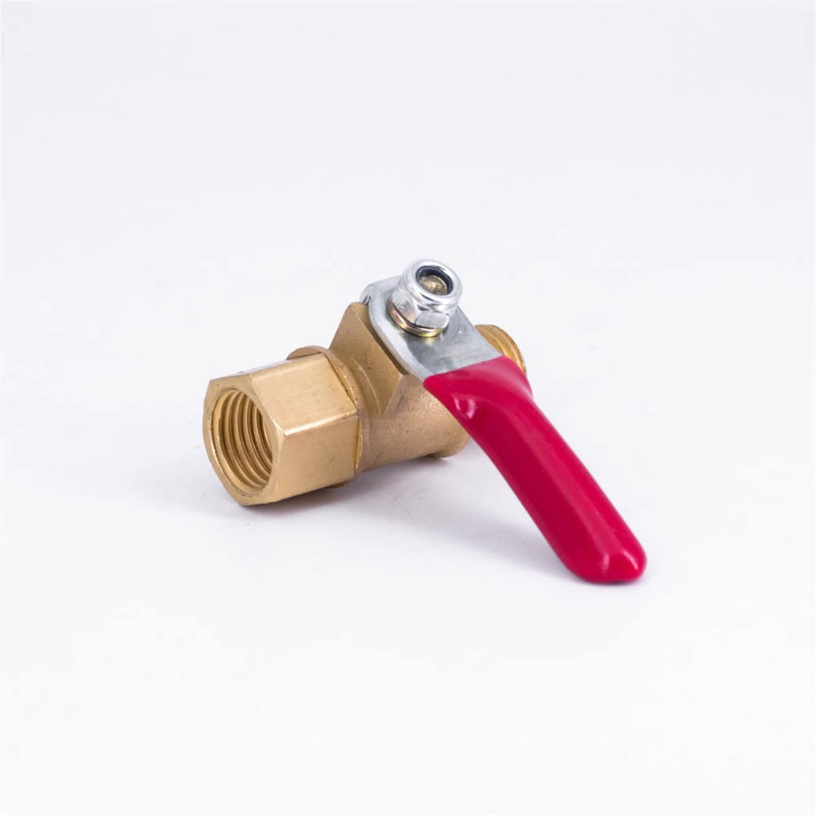 1/4quot; NPT Femmina Maschio Mini Ottone Chiuso Valvola A Sfera Rubinetto Acqua Gas Carburante Aria for Compressore D'aria Casa Maniglia Rossa 1 Pz(FEMALE EQUAL_NPT 1/4quot; NPT Femmina Maschio Mini Ottone Chiuso Valvola A Sfera Rubinetto Acqua Gas Carburante Aria for Compressore D'aria Casa Maniglia Rossa 1 Pz(FEMALE EQUAL_NPT