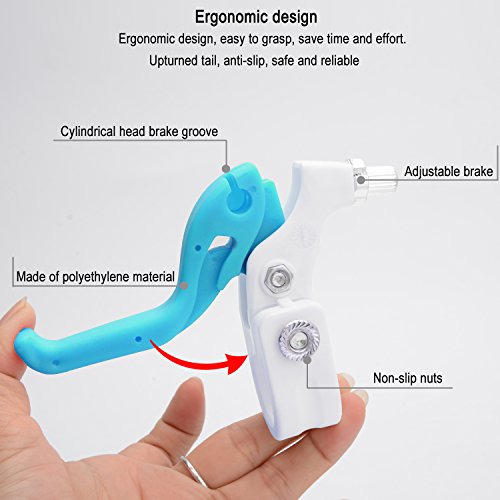Topcabin 2 Pcs Children Bicycle Brake Lever Handlebar Brakes For Children Bike (Blue) #TOP1