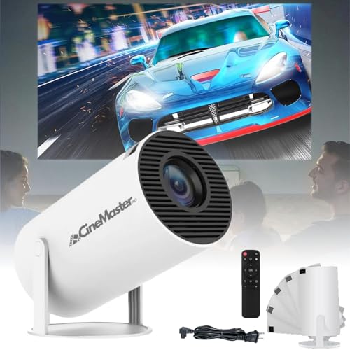 Mini 210 Smart Projector with Extra Large-Screen Display 4k Smart MovieProjector Built-In Media with 4000+ Apps &seamless Streaming Auto Keystone (Projector)