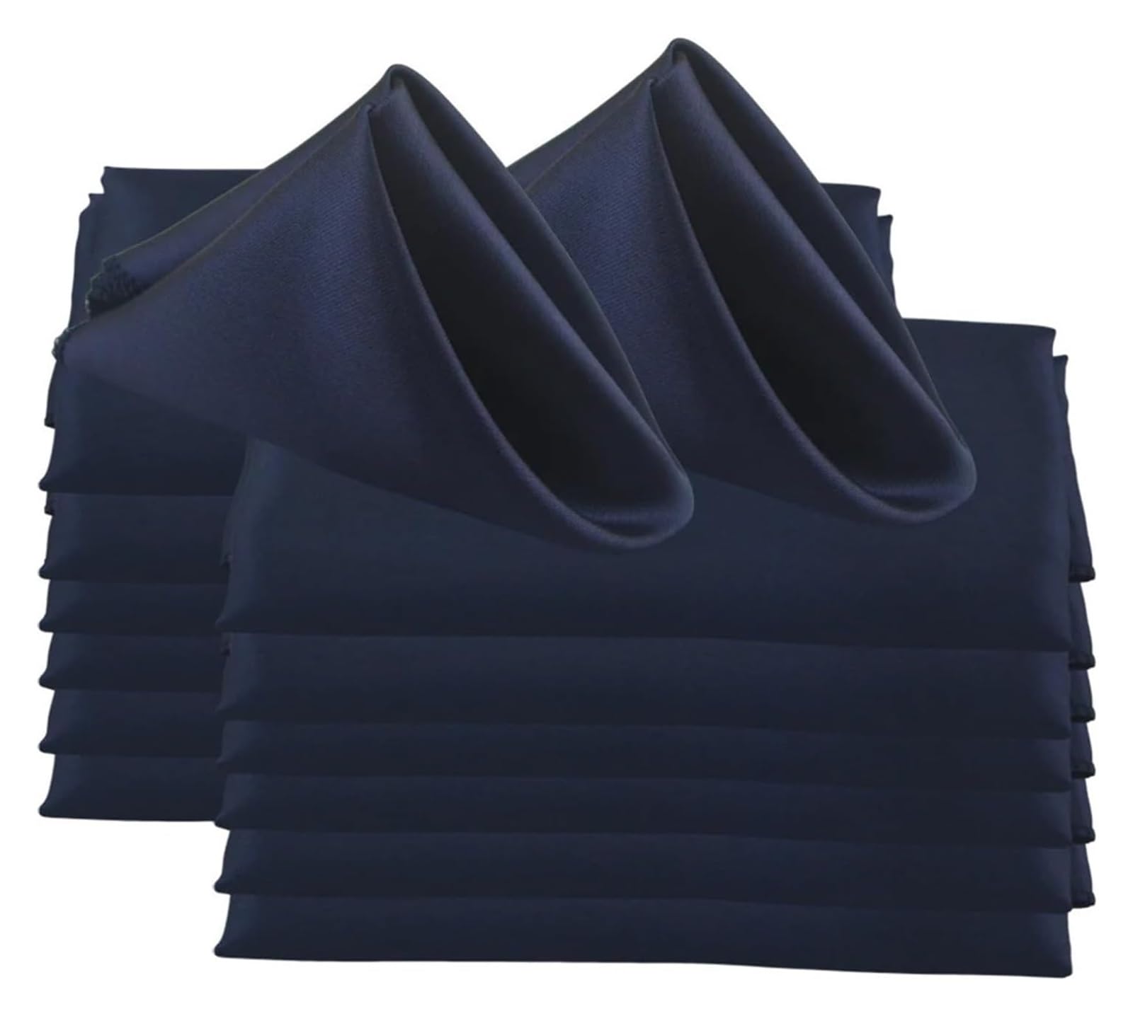 Cotton Table Napkins, Table Napkins 50pc 30x30cm Square Satin Multicolor(Color10)