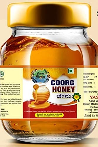 Coorg Flavours Pure honey | Honey with No Added Sugar | Bee Honey