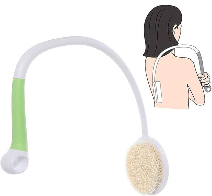 Spazzola Da Bagno Per La Schiena Con Manico Lungo, Spazzola Per Il Corpo, Spazzola Esfoliante Setole Naturali 88406913