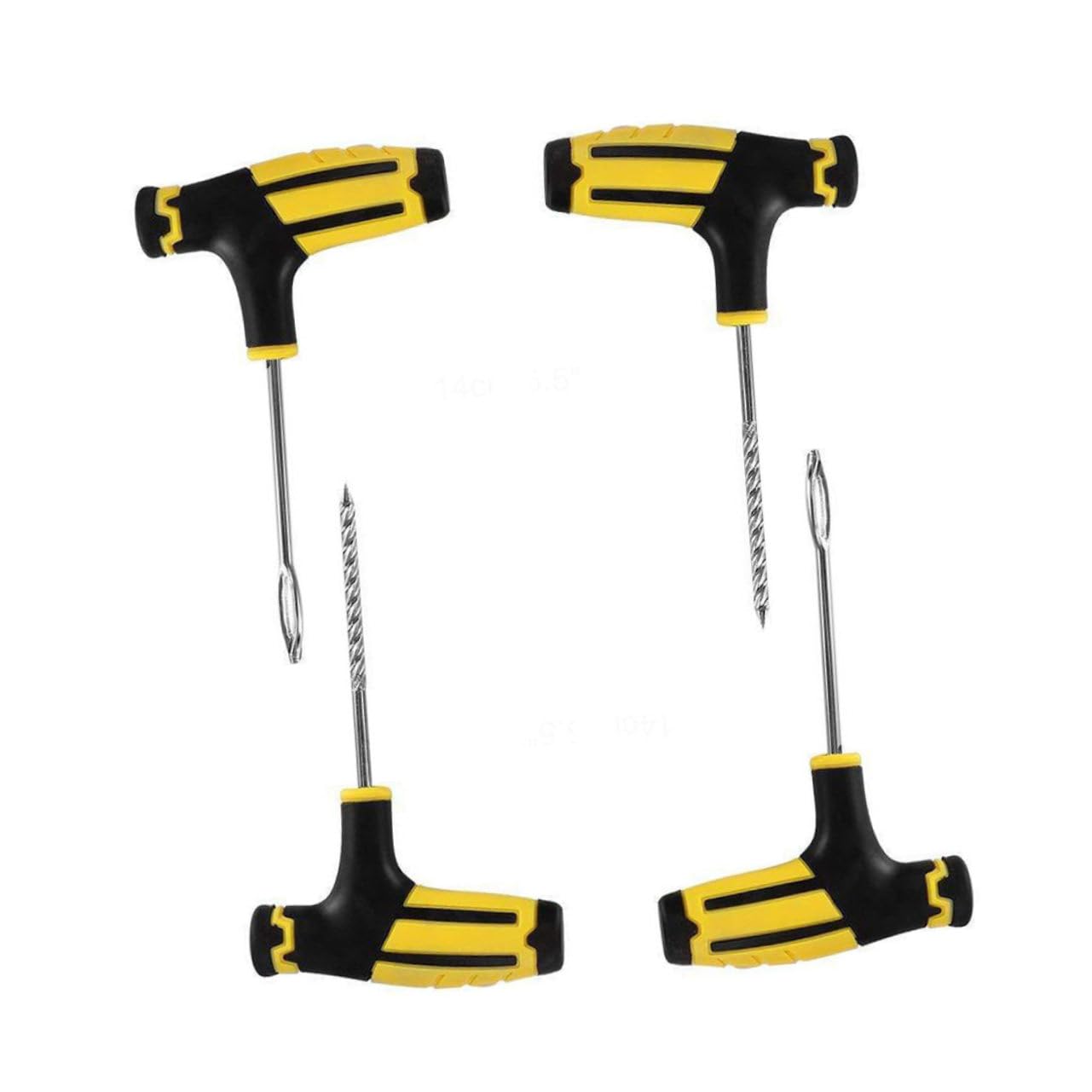 DECHOUS 4 Pcs Tire Repair Kit Durable Studding Tool Set for Quick Motorcycle Tire Repairs Includes Insertion and Thread Drills Puncture