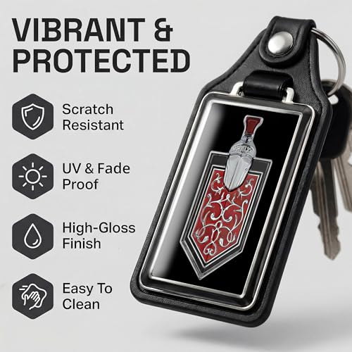 Image of Brotherhood Car Key Chain for Monte Carlo - Classic Models Keychain for Men and Women Gift Key Ring