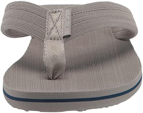 Quiksilver mens Molokai Layback Textured Sandals Flip Flop, Grey/White/Grey, 9 US | Image 1