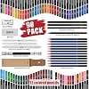 96pcs Colored Drawing Pencils Kit Sketching, Graphite Pencils With Convenient Case, Ideal School Art Supplies Gift for Artists Adults Teens Beginner, Ideal for Shading, Blending,Art Supplies Set,