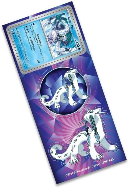Pokemon Trading Card Game Knockout Collection - Includes Sticker Sheet, 2 Booster Packs and Foil Card (Chien-Pao)