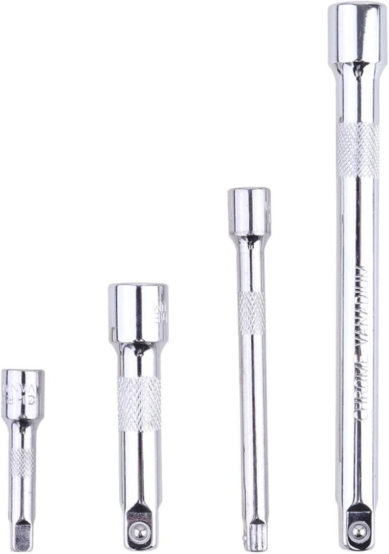 iplusmile 4Pcs Extension Bar Set 1/4 3/8 Drive Ratchet Socket Extender ...