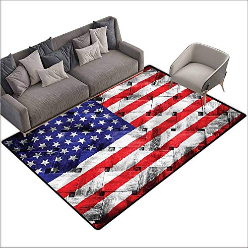 Alfombrillas Impresas para Dormitorio de niños, USA, diseño de ingeniería Civil de Viaje, Alfombra de Fibra Natural