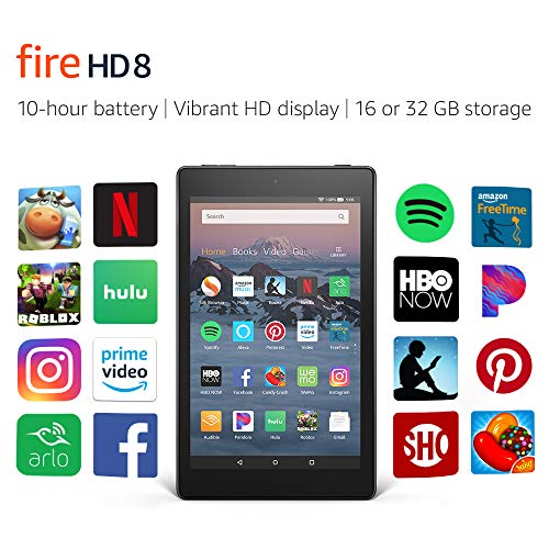 Certified Refurbished Fire HD 8 Tablet (8" HD Display, 16 GB) - Black (Previous Generation - 8th)