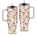 xiiai Pickle Gifts - Funny Pickle Themed Tumbler 40oz with Handle and Straws, Leak-proof, Stainless Steel Insulated Travel Coffee Mugs for Pickles Lovers, Pickled Food Enthusiasts Gifts Birthday Cup
