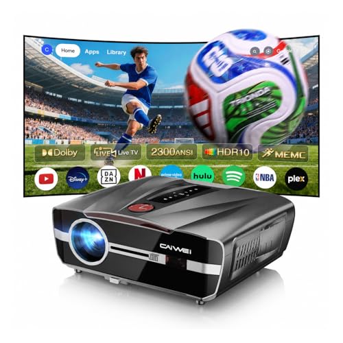 Daylight 4K HDR Smart Projector with WiFi Bluetooth