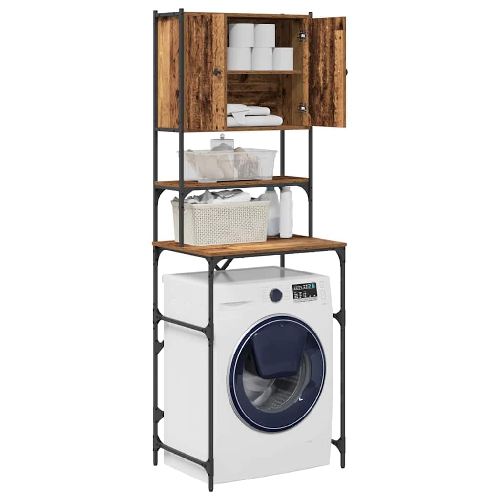 Armoire pour machine à laver - Meuble de salle de bain - En bois