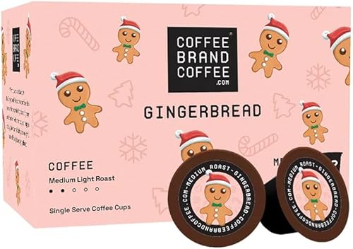 Coffee Brand Coffee Gingerbread Flavored Coffee Kcups Sweetness of Freshly Baked