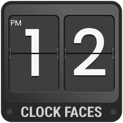Clock Faces Collection with Flip Clock Screensaver – simple digital & analog minimal clocks display time with peaceful screen saver as wallpaper backgrounds & themes in HD & 4K for Fire TV & Tablets