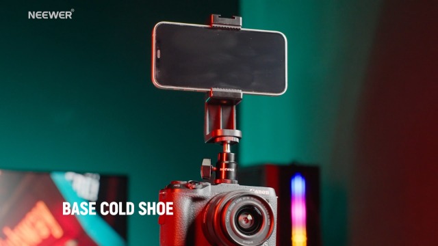 FAEFTY 2 mini testa a sfera con adattatore da 1/4 Hot Shoe Mount a testa sferica in metallo da 1/4 a 3/8, adattatore filettato, testa girevole a 360 gradi per fotocamera/treppiede/monitor/luce