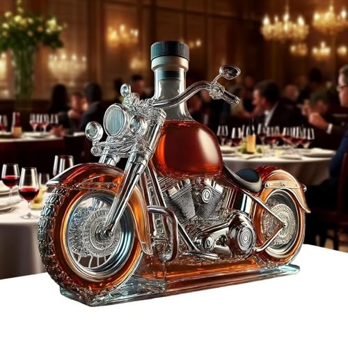 Design ispirato alla moto: presenta una simulazione di liquidi artistica con dettagli complessi per una presentazione funzionale del whisky e un'esperienza visivamente accattivante che migliora i tuoi momenti di sfiato in modo naturale ed elegante.