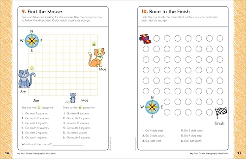 My First Grade Geography Workbook: 101 Games & Activities To Support First Grade Geography Skills - Thumbnail 4