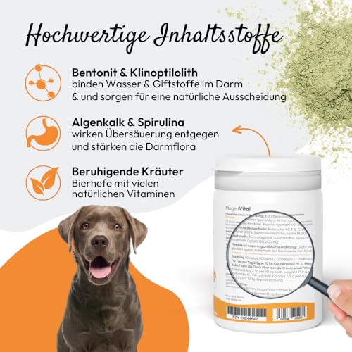 PHA MagenVital Hund, für Magen & Darm, mit Kräutern & Bentonit