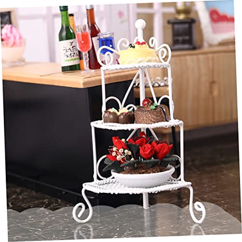 TOYANDONA 5 Pçs Balança De Armazenamento De Boneca Mini Prateleira De Jogo Em Miniatura Rack De Casa