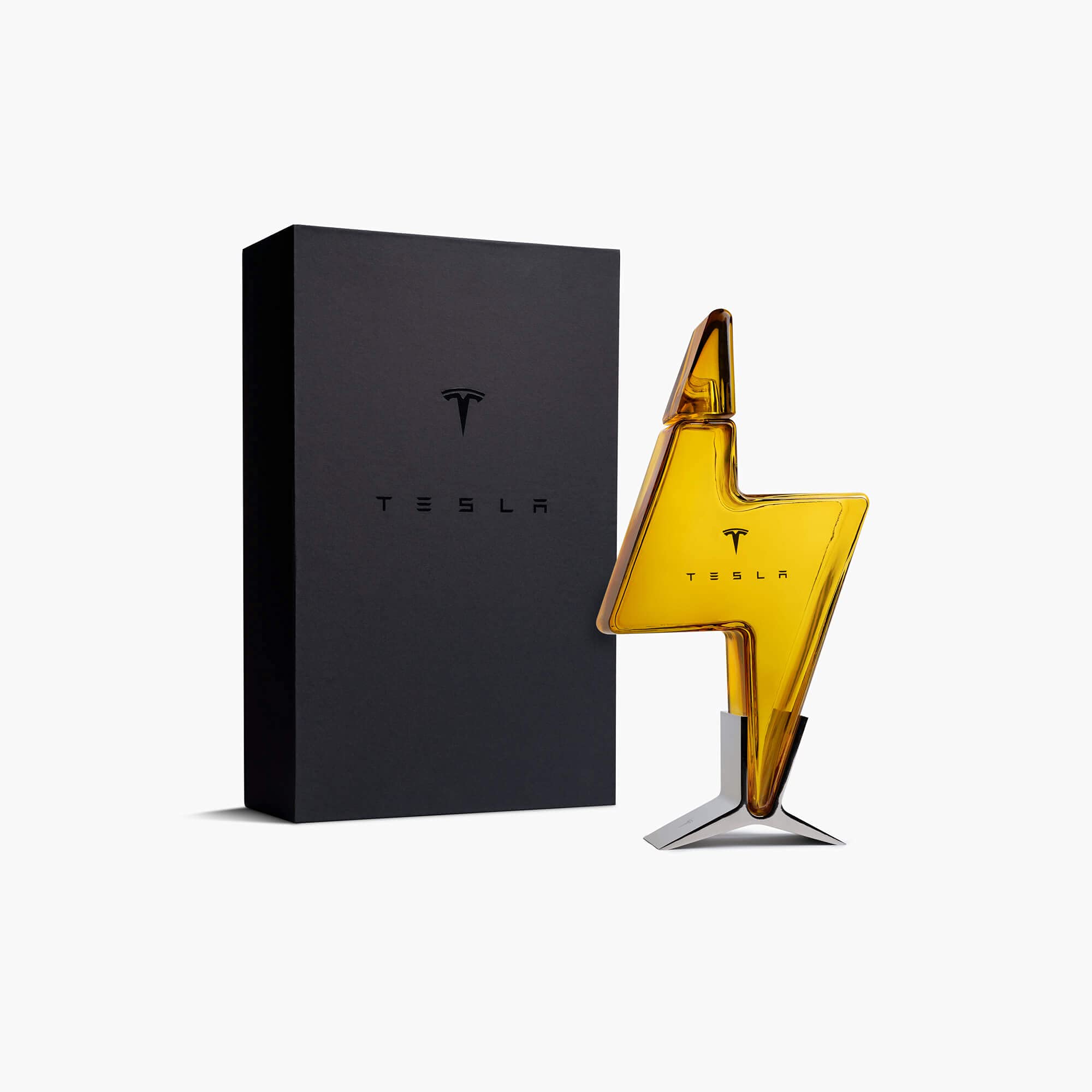 Amazon.com | Tesla Tequila Decanter Bottle & Stand - Limited 