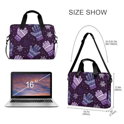 Maletín para portátil ALAZA 13-15.6 pulg invierno miniatura 4