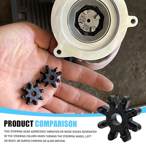 4 Stück Auto Lenksäulenkupplung, 563152K000FFFF Flexible Lenkkupplung Lenksäule, Elastische Kupplung, zahnrad Zwischenhebel Buchse Koppler, Kompatibel mit KIA K3/K5, Rondo, Rena und Forte