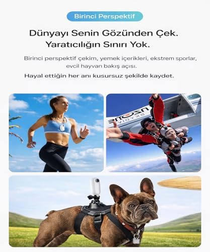 H88 WiFi Spor Kamera 1080P Full HD, 30M Su Geçirmez Kılıf, 120° Geniş Açı Lens, Manyetik Mini Aksiyon Kamera, Type-C, Siyah, 63x28x18 mm - Görsel 5