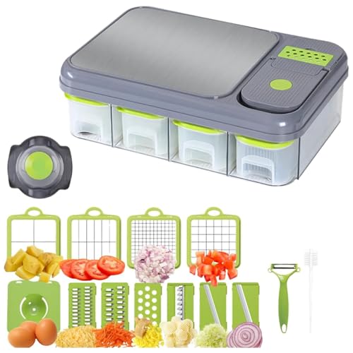 Cortador y Mandolina Multifuncional 15 en 1 para Vegetales miniatura 1